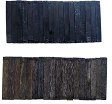 36 Pcs Gaboon Ebony&Black Palm Pen Turning Blank 3/4x 3/4x 4& 5-Free US Shipping