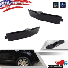 Smoked For 2007-2010 Lincoln MKX Rear Bumper Fender Side Marker Light Reflectors