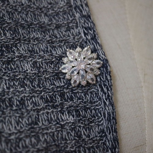 5pcs Cubic Zirconia Crystal Buttons DIY Sew On Decorative Clothes Accessories - Picture 7 of 12