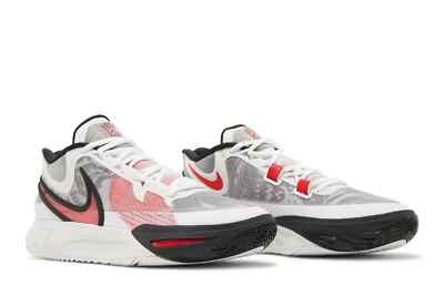Nike Men's Kyrie 8 White Red Gray Basketball Shoes Sneaker DJ6017-100 Size 8.5