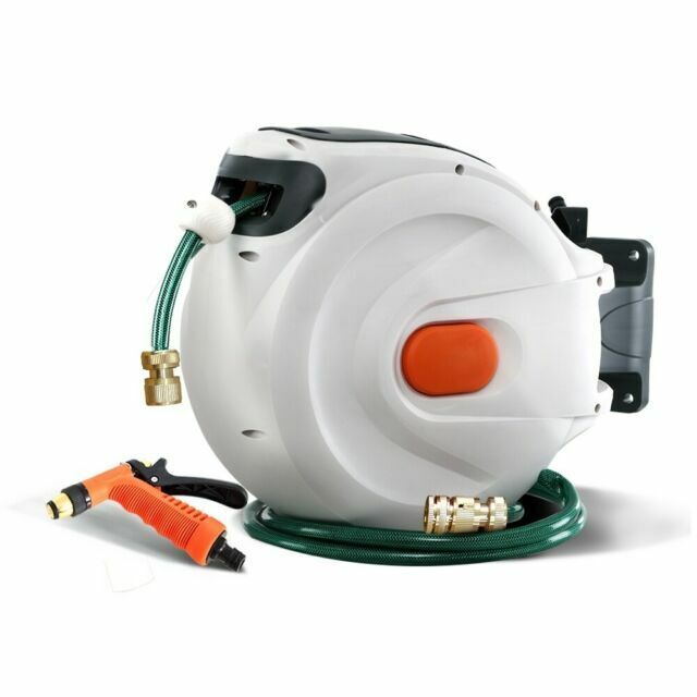 Greenfingers Retractable Hose Reel 20m Garden Water Brass Spray Auto Rewind For Greenfingers Retractable Hose Reel 20m, Garden Power Auto Retractable Hose Reel Reviews