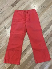 Vintage 70s Lady Wrangler Red/Orange Wide Leg Pants 15/16