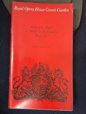 Manon Royal Opera House Programme 1976