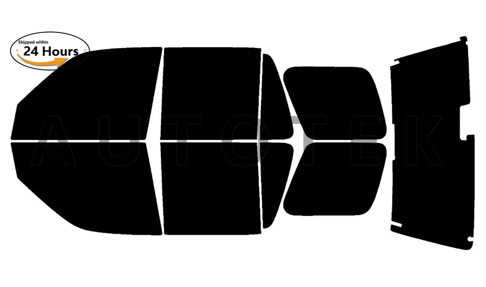 Computerized Custom PreCut 2Ply Window Tint Film Kit For 1997-2001 Honda CR-V - Image 3 of 4