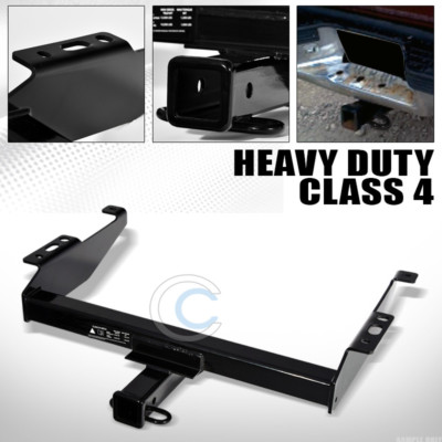 #ad Fits 88 00 GMC C10 C K Class 4 Black Trailer Hitch Receiver Rear Bumper Tow 2quot; $183.95