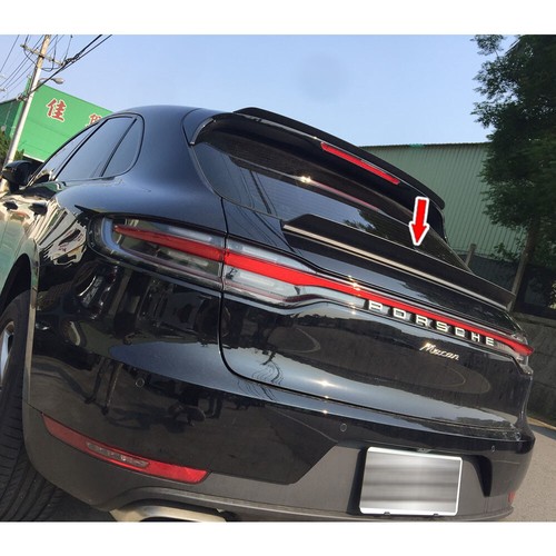 Unpainted L Look Rear Trunk Lip Spoiler For Porsche Macan Hatchback 2018-2019 - Picture 7 of 7