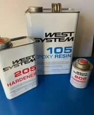 WEST SYSTEM EPOXY KIT Gal 105 RESIN Qt 205 Fast Hardener Pnt 206 SLOW Hardener
