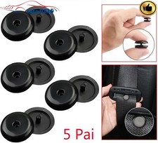 Car Safety Seatbelt Stopper Buckle Anti-slip Button Retainer Rivet Clips 5pairs