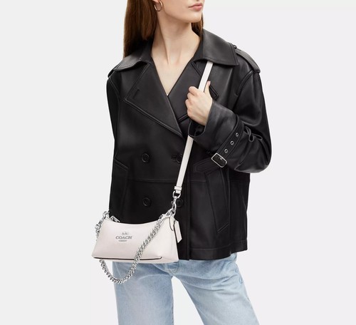 NWT Coach Charlotte Shoulder Bag In Signature Canvas CL656/CL405 - Picture 51 of 61