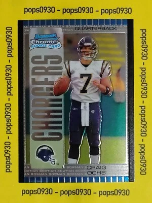 Craig Ochs, San Diego Chargers, 2005, Bowman's Chrome, Rookie, #176 - Bild 1 von 2