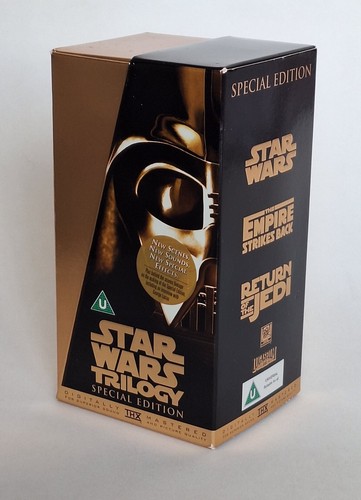 Star Wars Trilogy Special Edition Gold VHS Box Set, 1997 Video