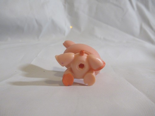 Littlest Pet Shop - Calico Critters - rosa Schwein LPS #662 blaue Augen Schlamm Hasbro - Bild 3 von 5