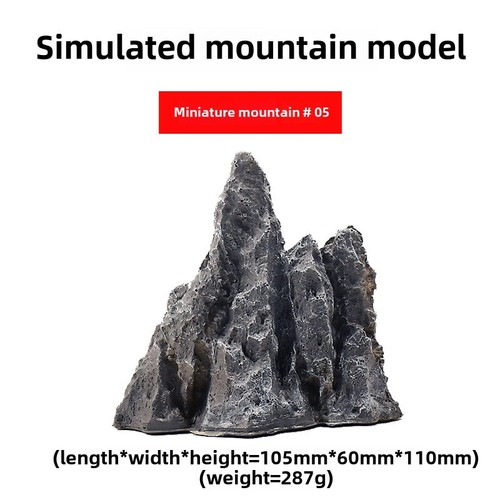 Diorama Mountain Model Realistic Rocks Railroad Layout Props Scene Display Model - Picture 23 of 24