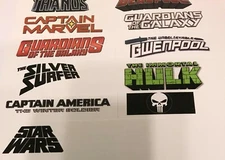 25 PRE LABELED Comic Logo Dividers  ANY STYLE Silver Bronze  Modern BEST DEAL