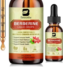 Premium Berberine Supplement Veggie Supplement for Immune Digestion System