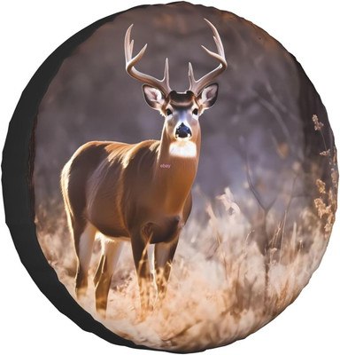 Free Whitetail Deer Print Tires Cover Customized Wheel Cover Fits Tire for Many