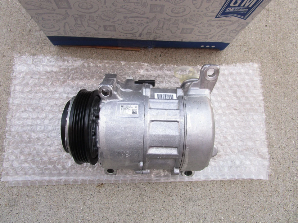 COMPRESOR AIRE ACONDICIONADO CHEVY GMC 15-19 OEM NUEVO P/N 84730848 Foto 2 de 4