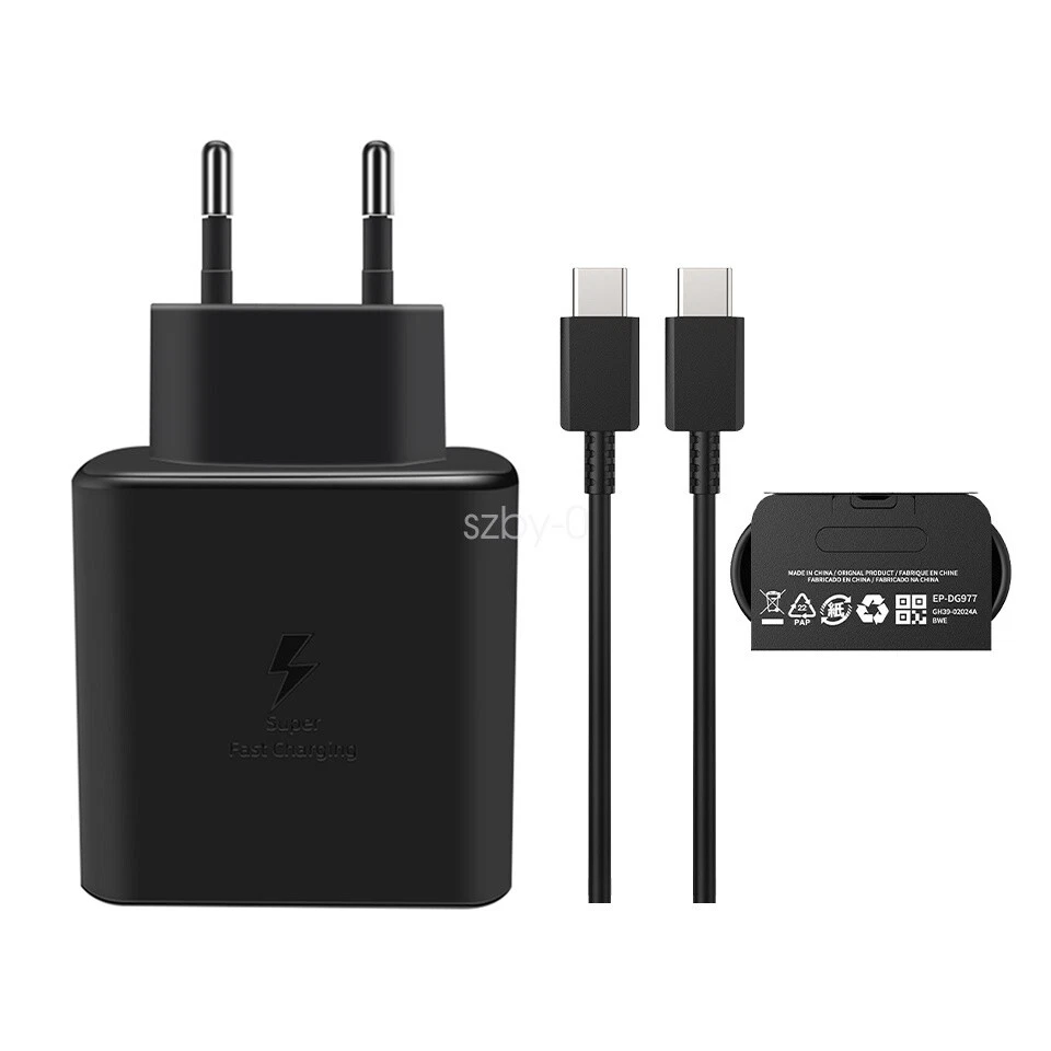 Per Samsung 45W Super Veloce Caricatore Adattatore Cavo Galaxy S22+ Tab S8 Ultra - Immagine 2 di 4