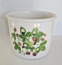 Vintage Portmeirion Planter, Summer Strawberries Made In England 1980 MUST SEE