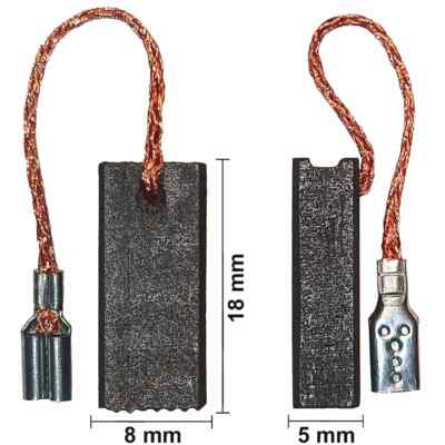 Kohlebürsten Kohlen für Bosch ca. 5 x 8 x 18 mm Universal