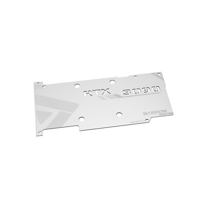 Barrow Backplate for GALAX/GAINWARD 3090 full coverage GPU Water Block - Silvery