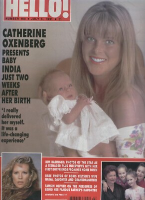 Hello #160 Bassey Oxenbeg Basinger Andress Bowie Iman Diana Hodge Ponti Caroline