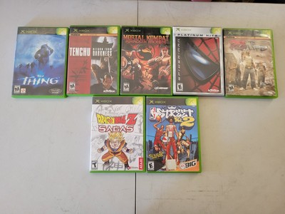 Bundle Lot Of 7 Microsoft Original Xbox  Cases NO GAMES (MK, Tenchu, Etc)