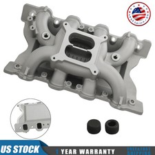For Ford 351c Rpm Air Gap Small Block V8 Dual Plane 7564 Engine Intake Manifold