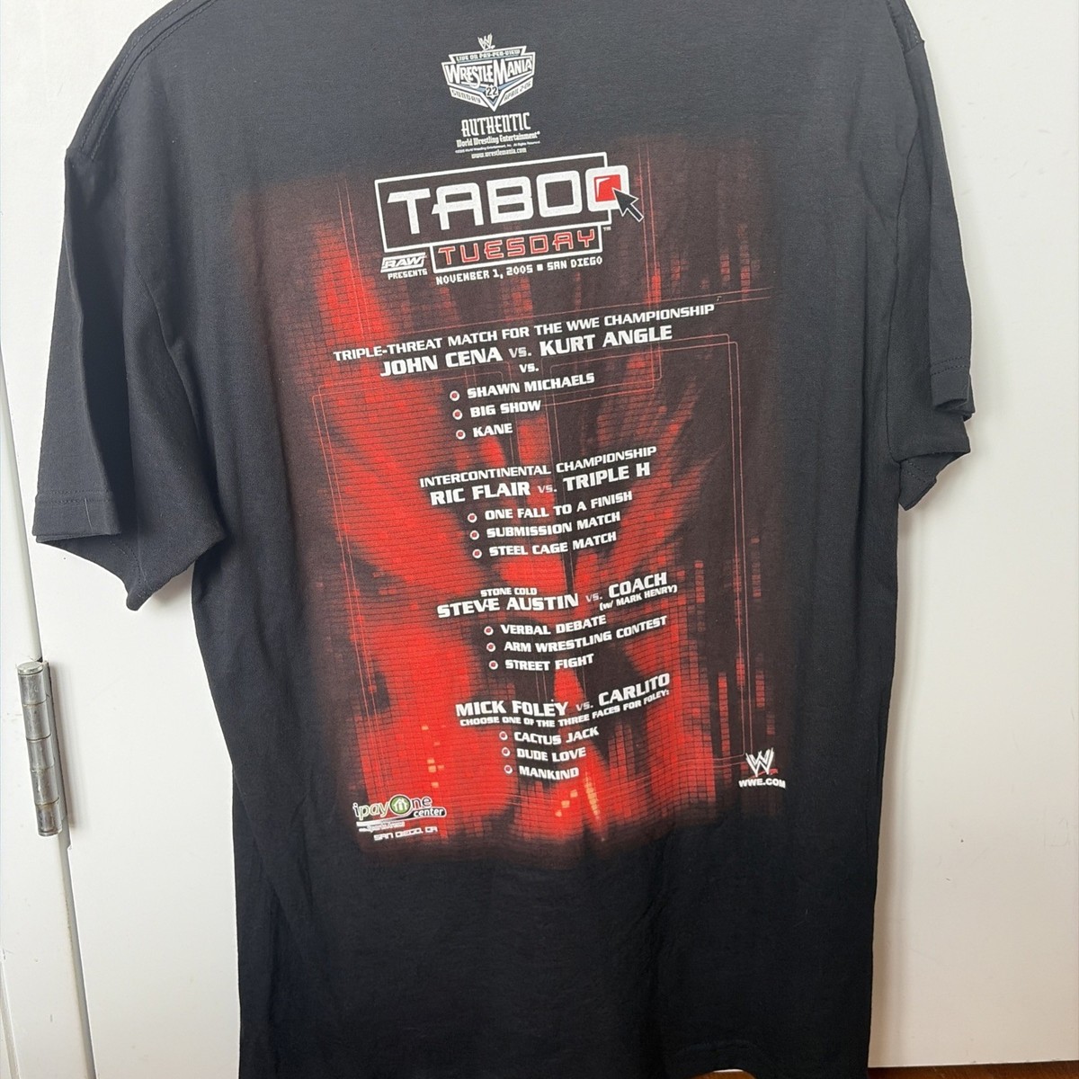 Vintage 2005 WWE Taboo Tuesday John Cena Kane Shawn Michaels