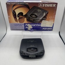 Fisher CD Player PCD-6600 Portable Compact Opti Trac II Needs Repair