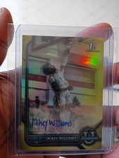 2022 Bowman U Mikey Williams 1st Bowman Auto Yellow /75 