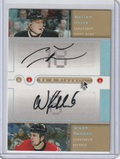 2005-06 Be a Player  Marian Hossa Wade Redden Dual Autographed card #D-HR