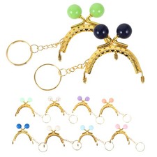 10 Pcs Bag Accessory Lock Buckle Arch Purse Frame Metal Wallet Keychain Clasps