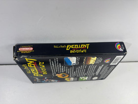 Bill & Ted's Excellent Video Game Adventure (Nintendo NES) with Box and Poster