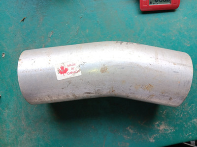 OEM Mack 4ME21829 4'' Exhaust Pipe