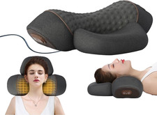 3 in 1 Heated Neck Massage Pillows with Heat for Pain Relief Deep Tissue, Rechar