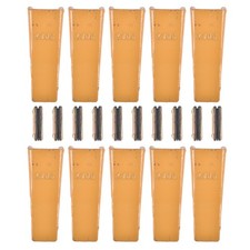 23 230 Series 230S Bucket Teeth w/ 23TF/23FP Flex Pins for Excavator 10PK Steel