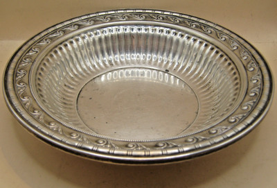 Antike / Vintage verzierte Silber Schale International Sterling Company New England