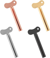 4 Pack Toothpaste Squeezer Metal Tube Squeezers Key Roller Tool Stainless Steel