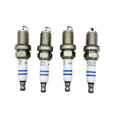 4× Double Platinum Spark Plugs 06H905601A Set FR5KPP332S for VW AUDI