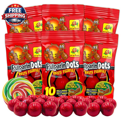 Extra Hot Pulparindo Mexican Candy Sweet and Salty Tamarind Pulp Individual Sing