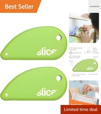 Durable Micro Safety Cutter: Finger-Friendly Ceramic Box Knife, 2 Pack Essential