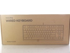 Victsing Wired Gaming Keyboard PC320A Black Clicky Mechanical Keyboard RGB Glow