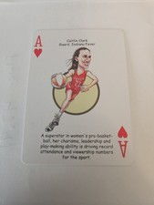 Caitlin Clark Ace of Hearts Hero Decks Art Card Indiana Fever WNBA Pre-Release