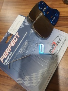 Infitec Perfect Cordovan Tab Medium/blue Rh Archery Finger Tab