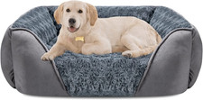 Large Dog Bed for Large Medium Small Dogs, Rectangle Washable Orthopedic Dog Bed