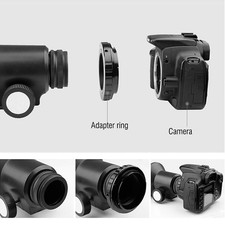 T2/T Mount Aluminum Lens Adapter Ring for Can...