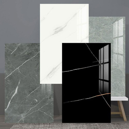 10x PVC Marble Tiles Sticker Wall Tiles Stick on Backsplash for Kitchen Bathroom - Picture 15 of 26