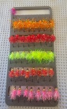 (12)  ESTAZ Egg Fly - "Salmon River Steelhead"