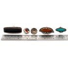 Signed Southwest Sterling Turquoise Jasper Onyx Inlay Rings Lot of 5 #S5614-1 — photo 10